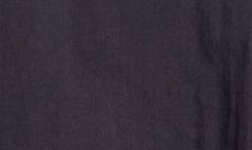 Emporio Armani Cropped Cotton Top In Solid Black