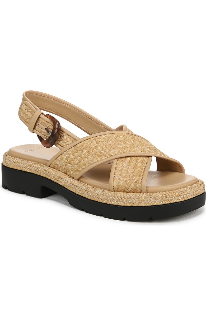 Vince Helena Slingback Sandal, Main, color, Toasted Wheat