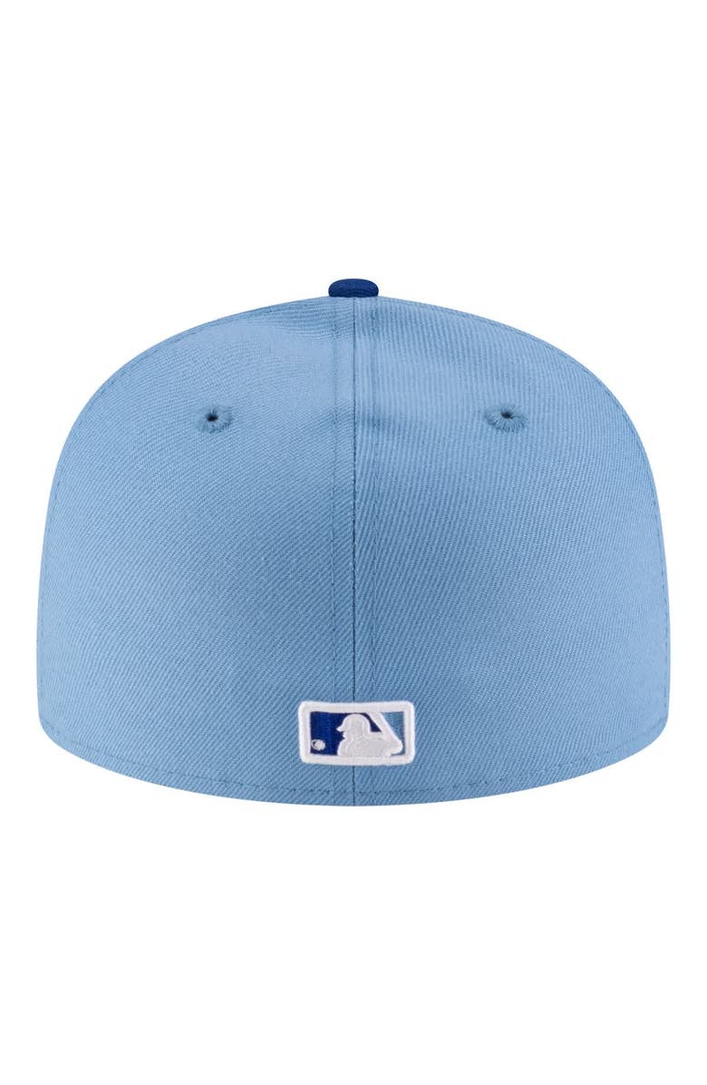 New Era Men's New Era  White/Light Blue Kansas City Royals Authentic Collection On-Field 59FIFTY Fitted Hat, Alternate, color, White
