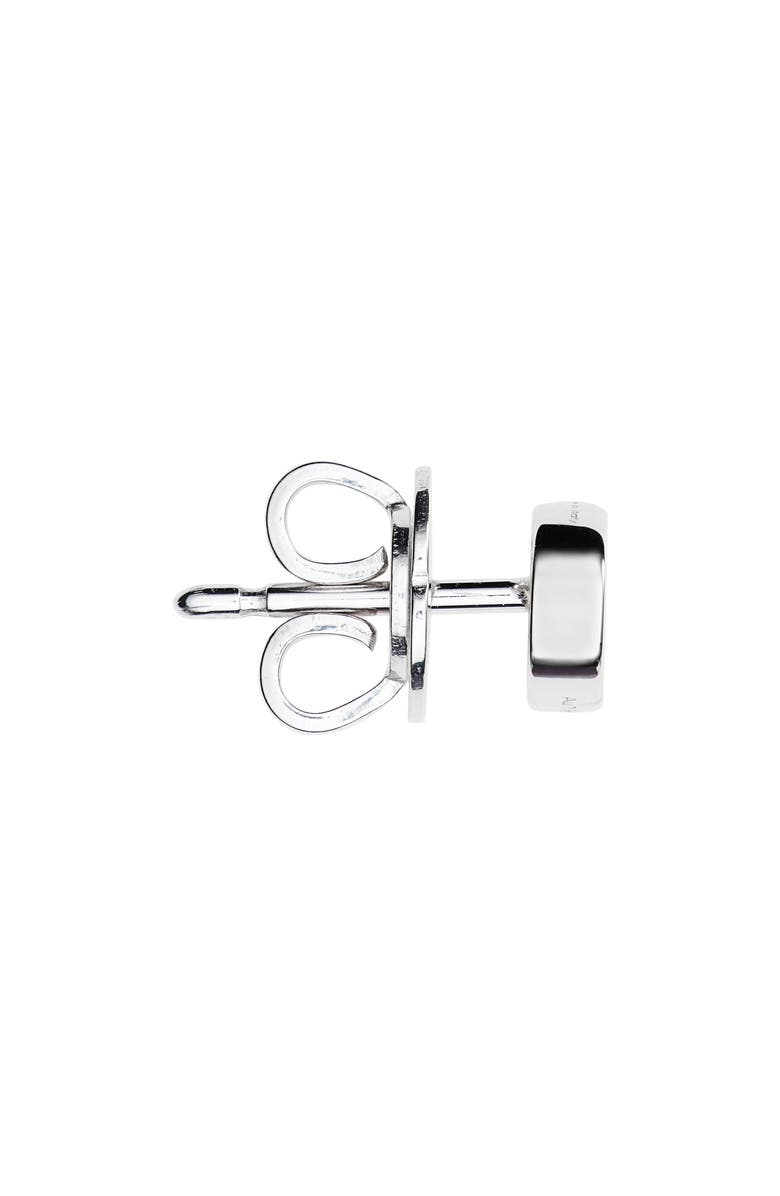 Gucci Interlocking-G Stud Earrings, Alternate, color, 18K White Gold