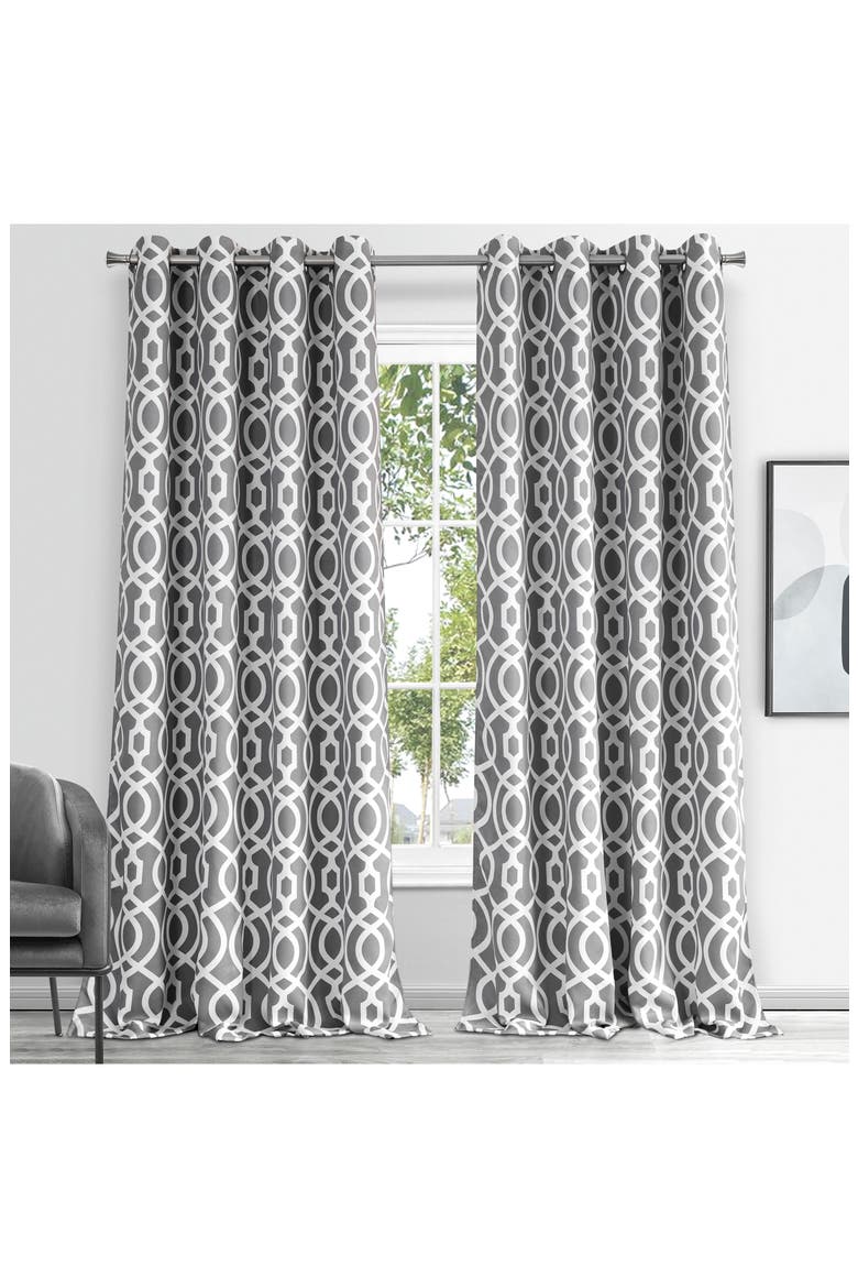 Single Blackout Panel Curtain, Main, color, GREY