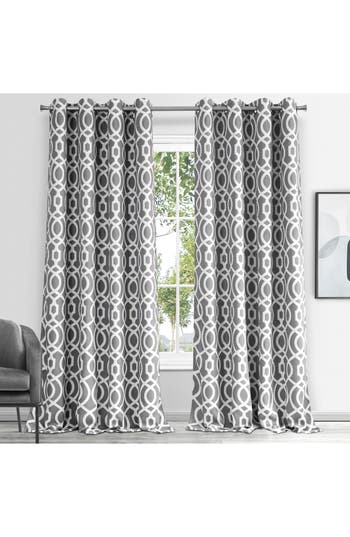 Dainty Home Single Blackout Panel Curtain In Greys
