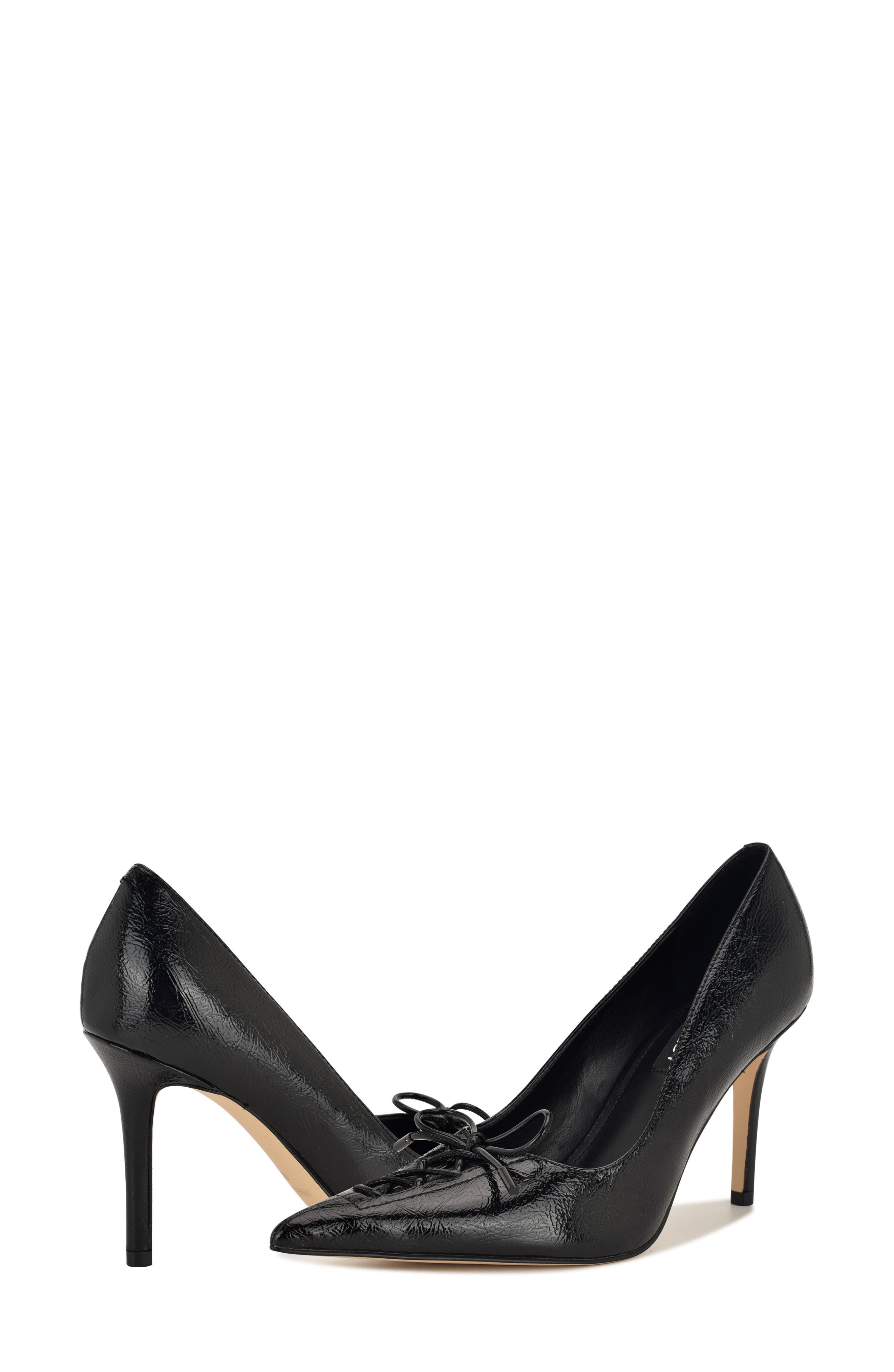 Nine West Marsen Pointed Toe Pump, Alternate, color, Black 001