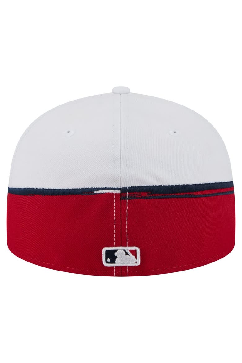 Men's New Era  Red/White St. Louis Cardinals Paint Stroke 59FIFTY Fitted Hat, Alternate, color, Red