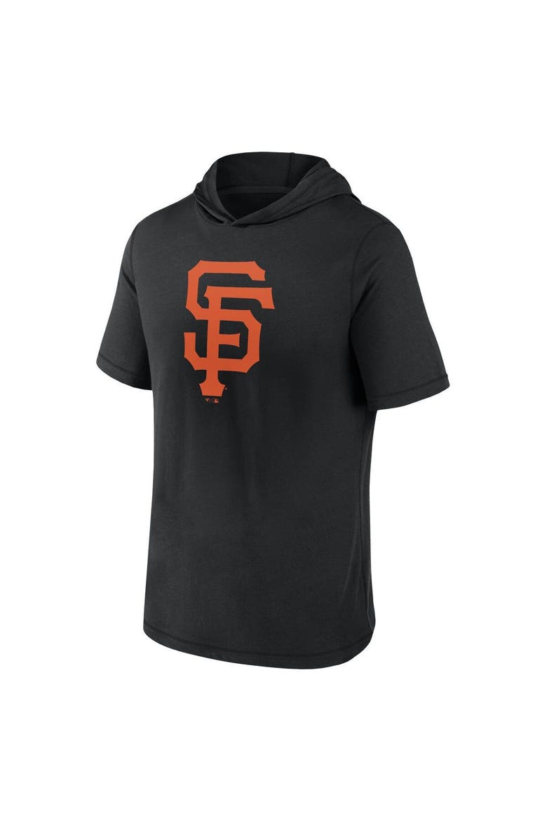Men's Fanatics Branded Black San Francisco Giants Short Sleeve Hoodie T-Shirt, Alternate, color, Black