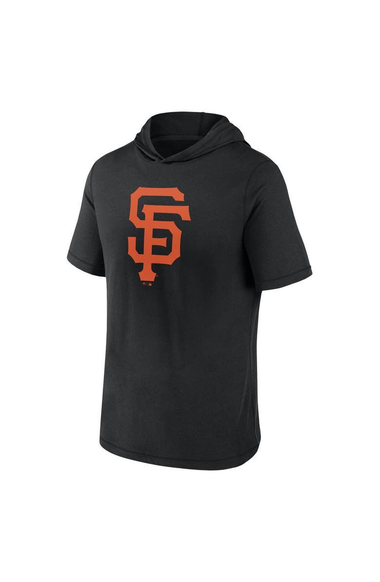 FANATICS Men's Fanatics Branded Black San Francisco Giants Short Sleeve Hoodie T-Shirt, Alternate, color, Black