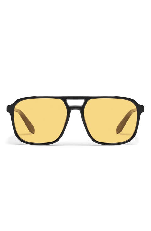 On the Fly 57mm Aviator Sunglasses