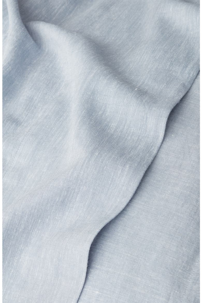 Lyocell & Linen Blend Sheet Set, Alternate, color, BLUE CHIP