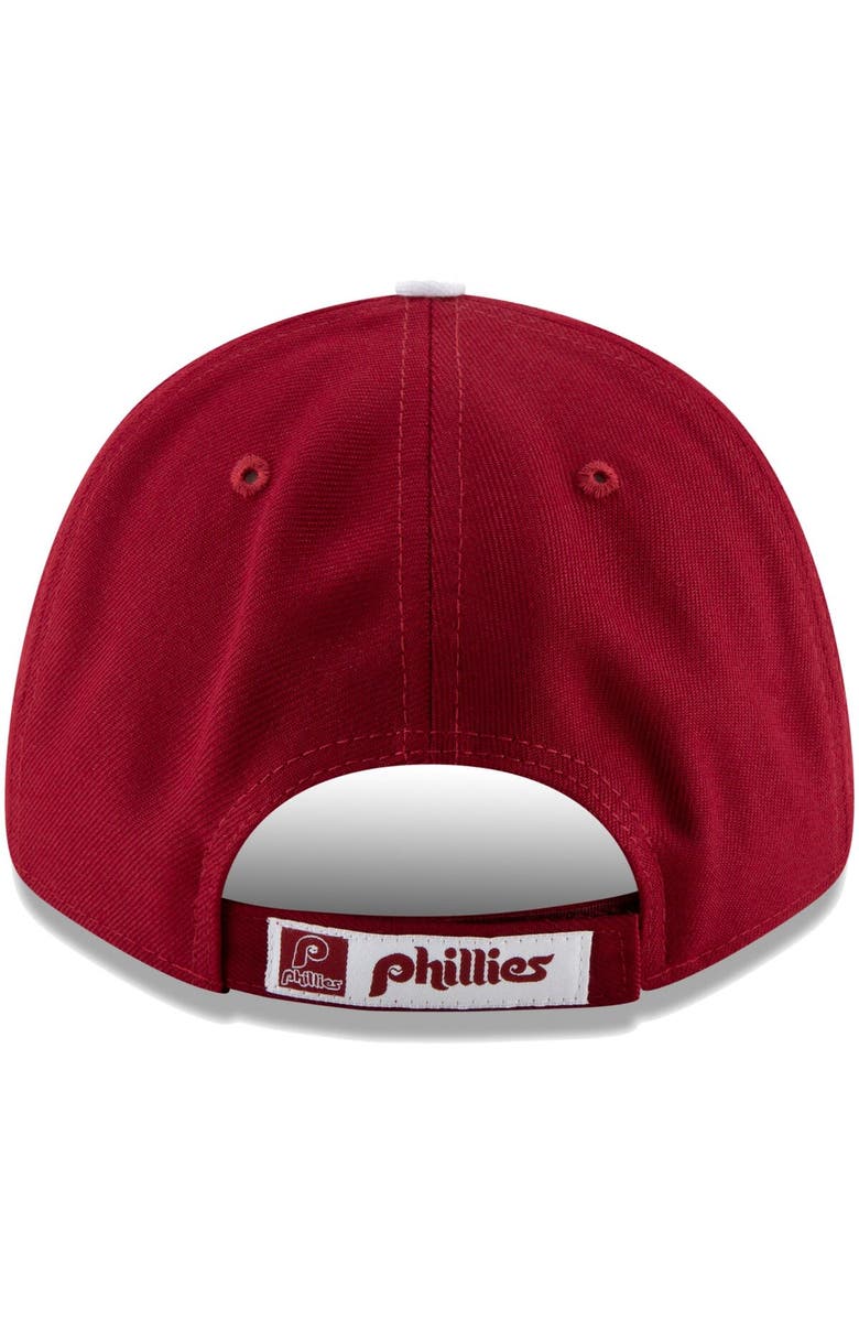 New Era Men's New Era Maroon Philadelphia Phillies Alternate 2 The League 9FORTY Adjustable Hat, Alternate, color, 