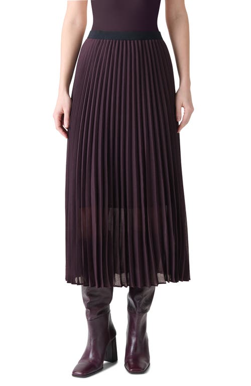 Akris Punto Pleated A-line Midi Skirt