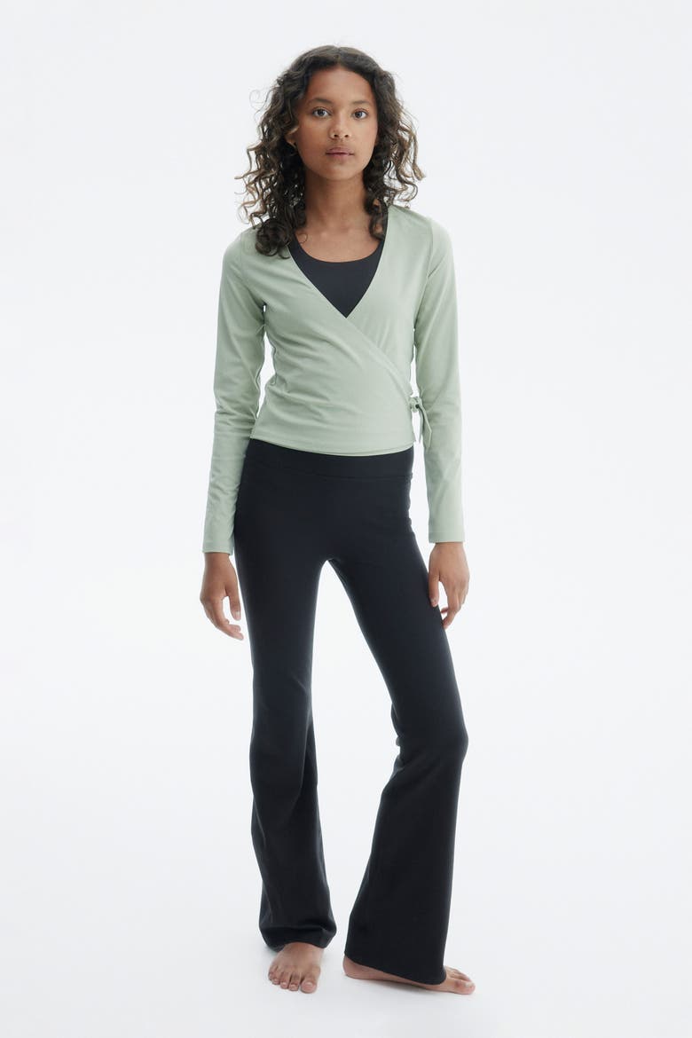 Flared Sports Leggings With Softmove, Main, color, Black