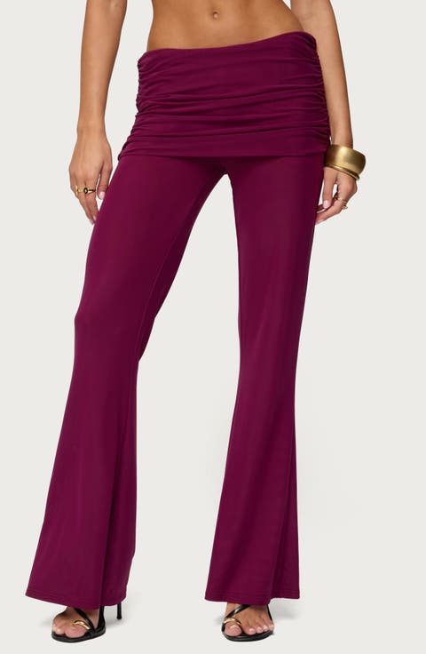 Halli Foldover Flare Pants