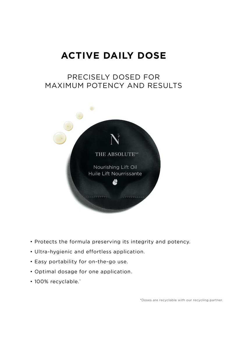 The Absolute Nourishing Lift Oil, Alternate, color, White 30 Doses Refill