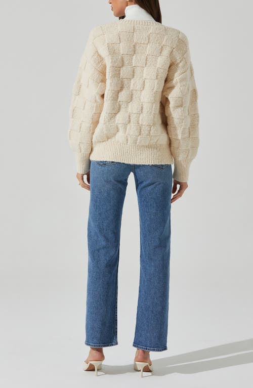Astr The Label Quinby Basket Weave Stitch Cardigan