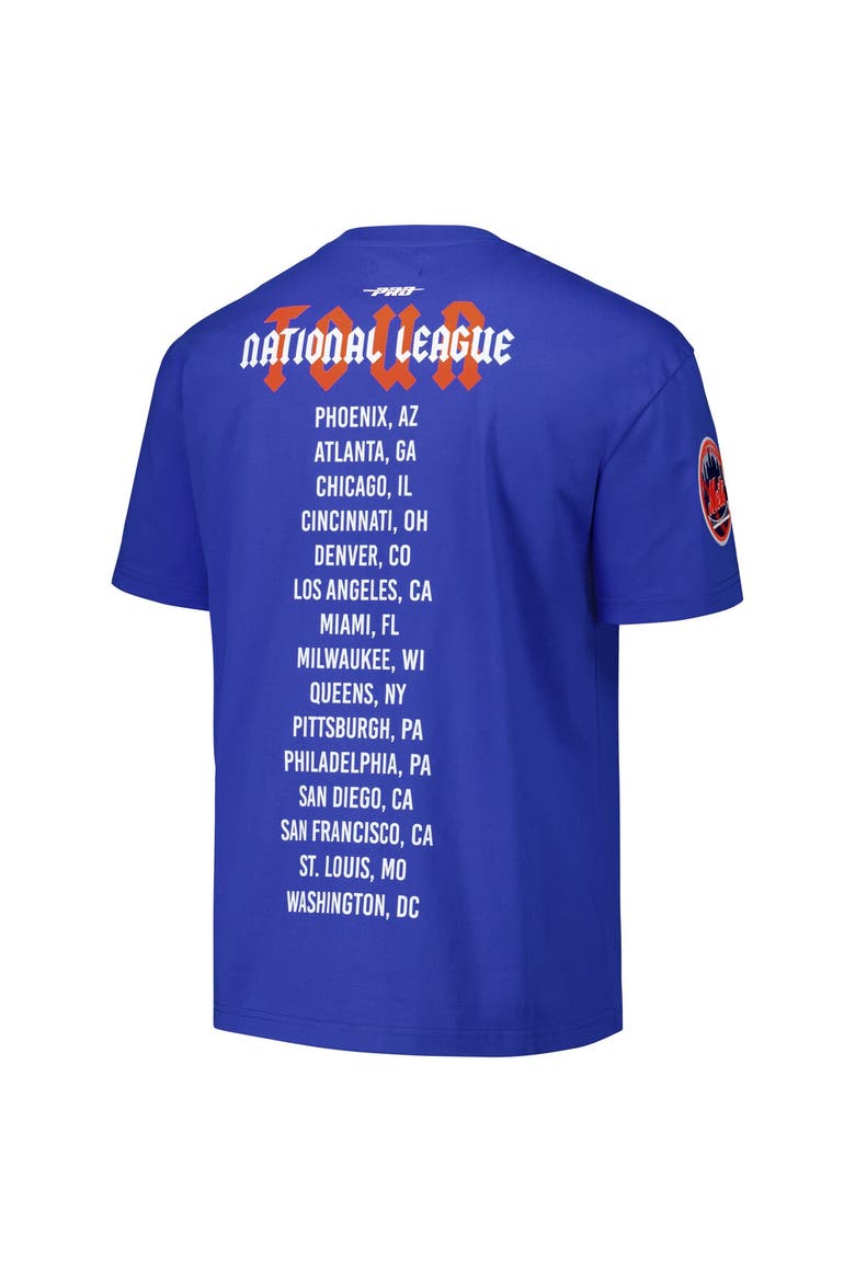 Men's Pro Standard Royal New York Mets Oversized City Tour T-Shirt, Alternate, color, Royal