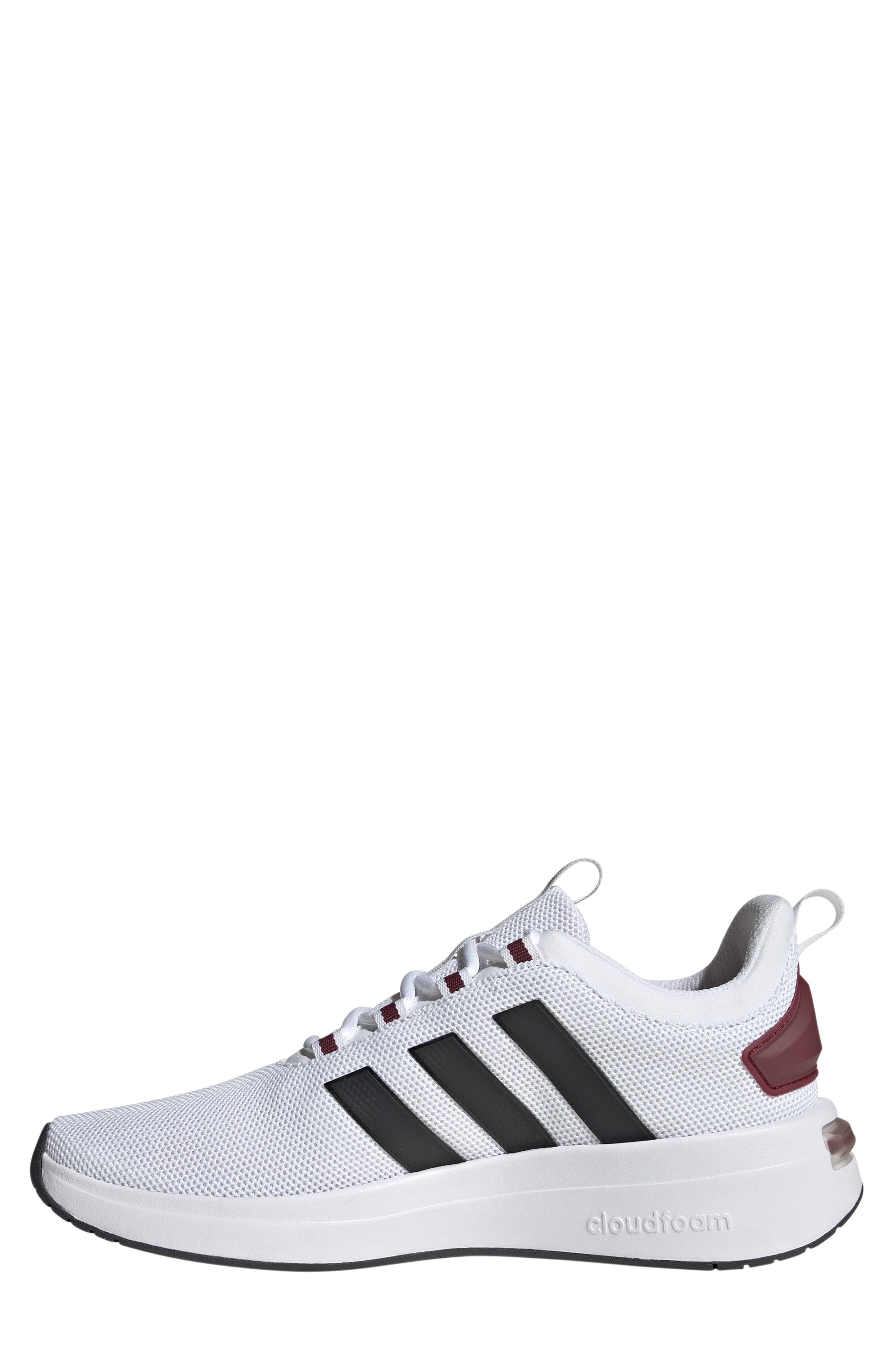 adidas Racer TR23 Sneaker, Alternate, color, White/ Black/ Shadow Red