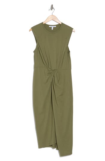 Derek Lam 10 Crosby Landry T-shirt Dress In Fatigue