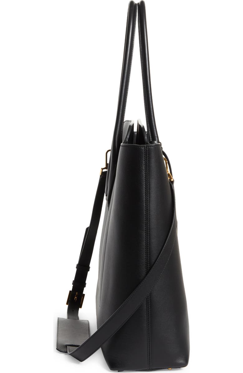 TOM FORD Alexander Leather Tote, Alternate, color,
