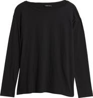 APNY Relaxed Fit Long Sleeve Cotton T-Shirt