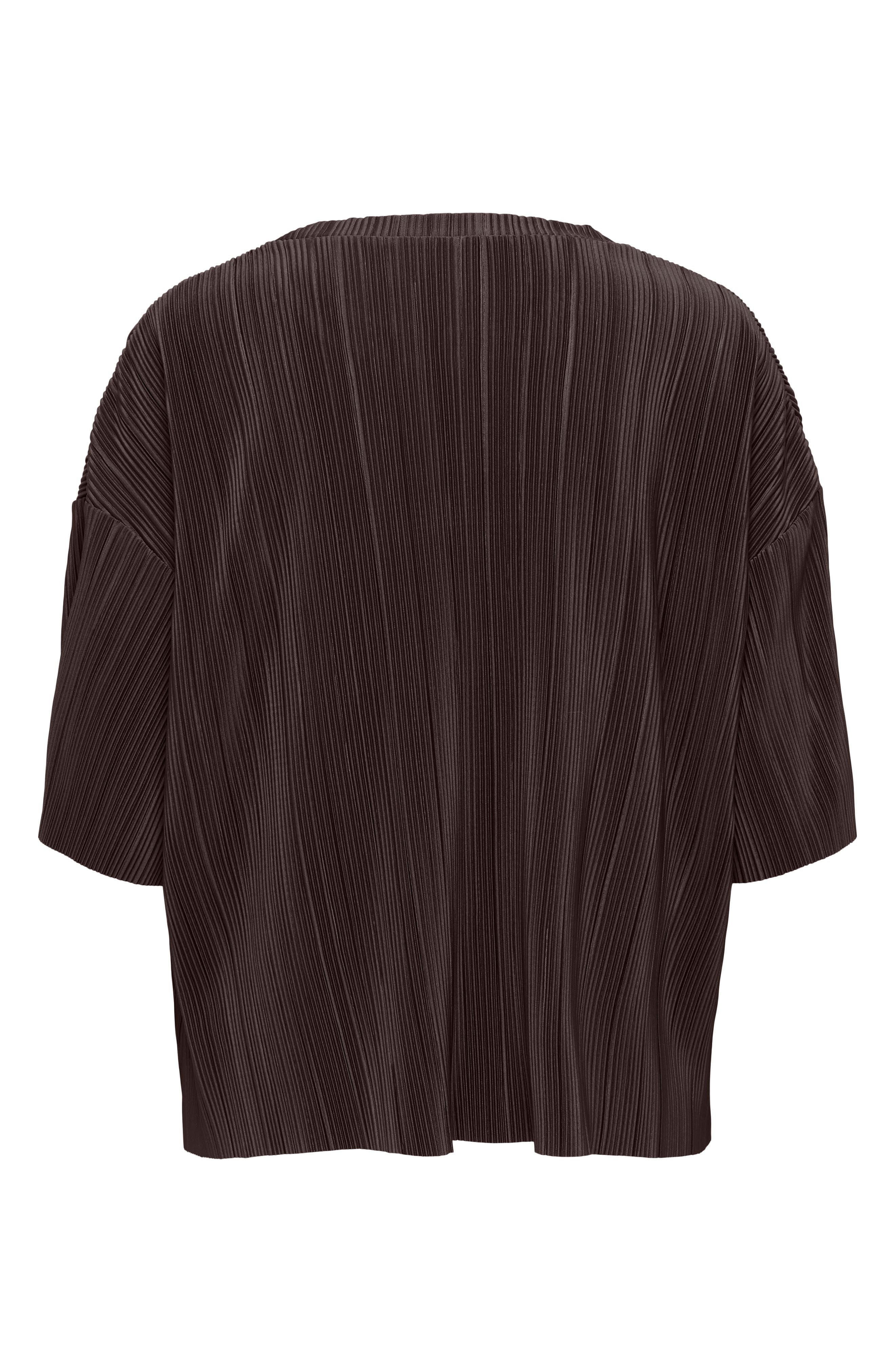 Ravenna Short Sleeve Plisse Top - image 2