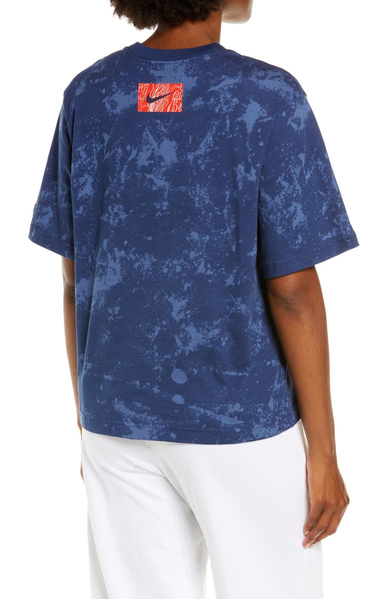Nike Sportswear Boxy Graphic Tee, Alternate, color, Midnight Navy