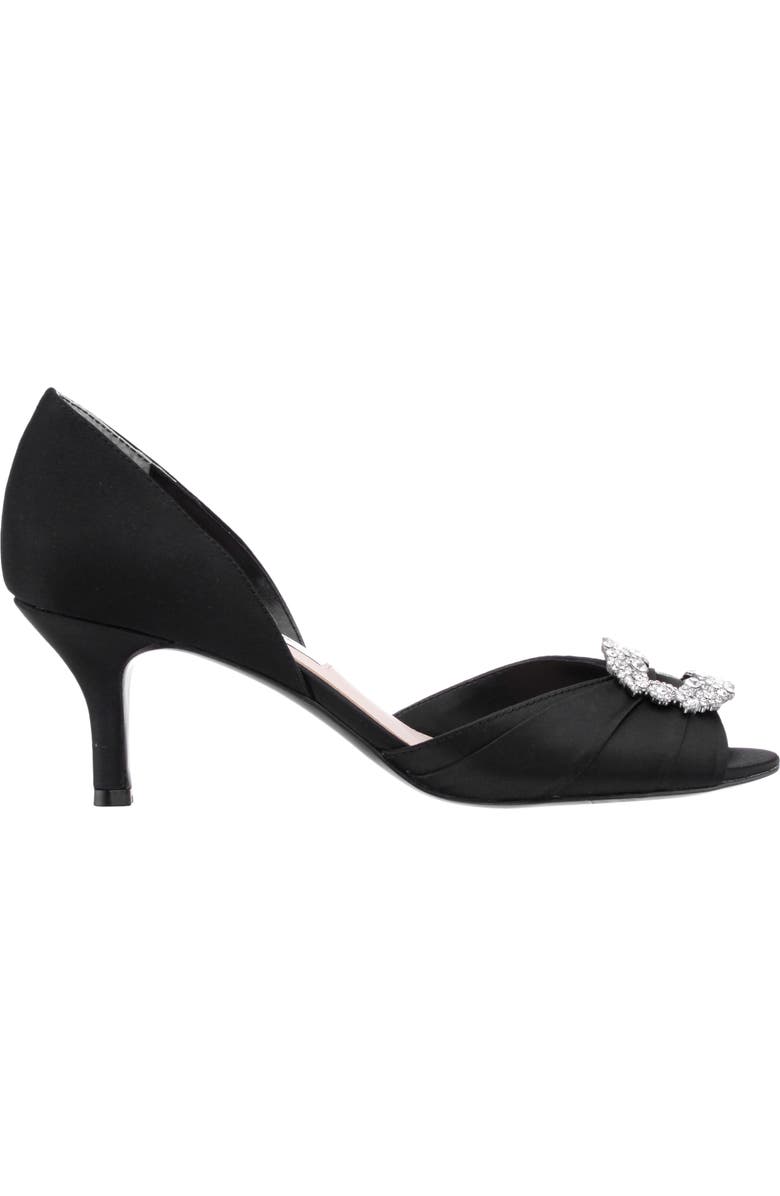 Nina Corrine Crystal Peep Toe Pump, Alternate, color,