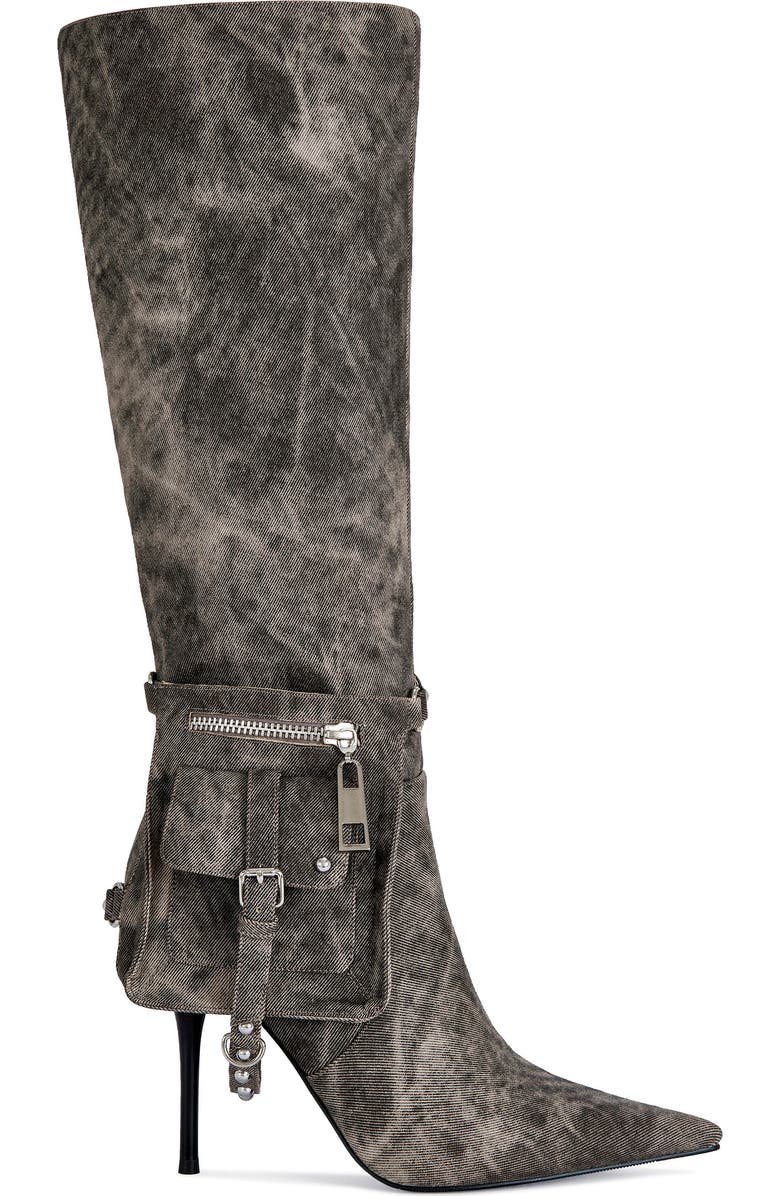 AZALEA WANG Rondel Knee High Boot, Alternate, color, Brown Multi
