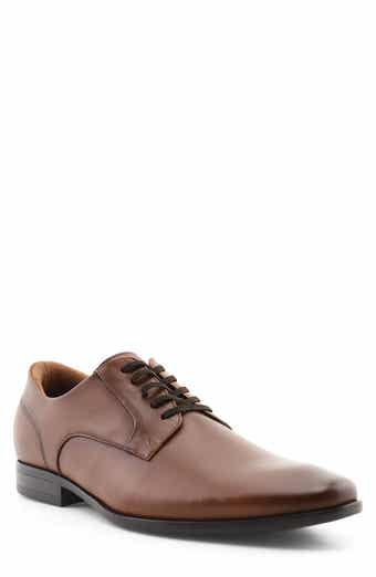 Marchello Faux Leather Plain Toe Derby