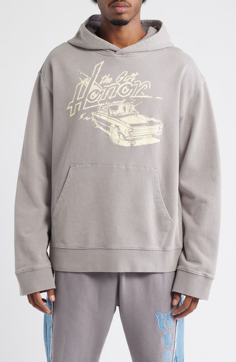 HONOR THE GIFT Joyride Cotton Hoodie, Main, color, Grey