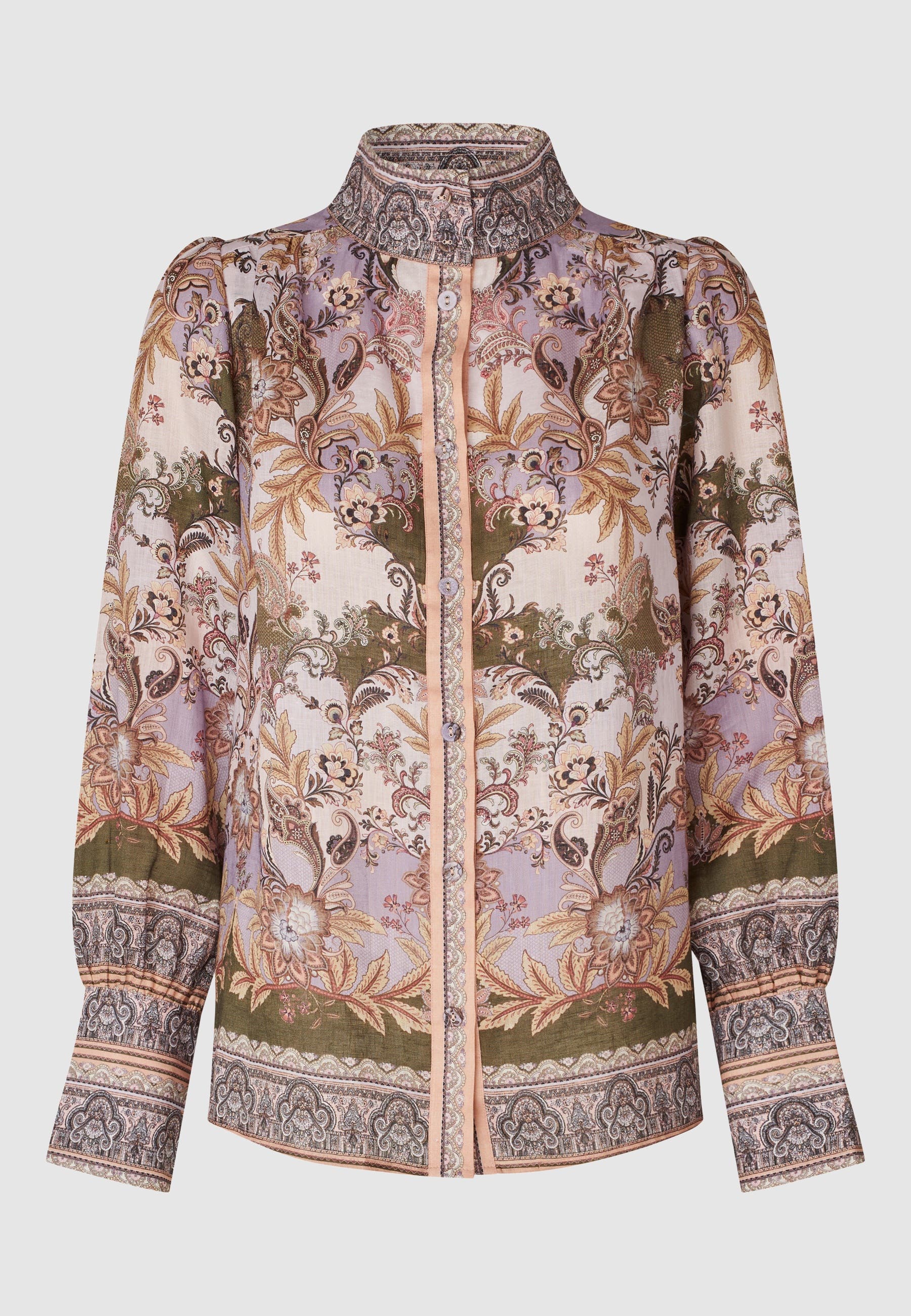 Dea Kudibal Ameliedea Mandarin Collar Linen Blouse (Women) | Nordstrom