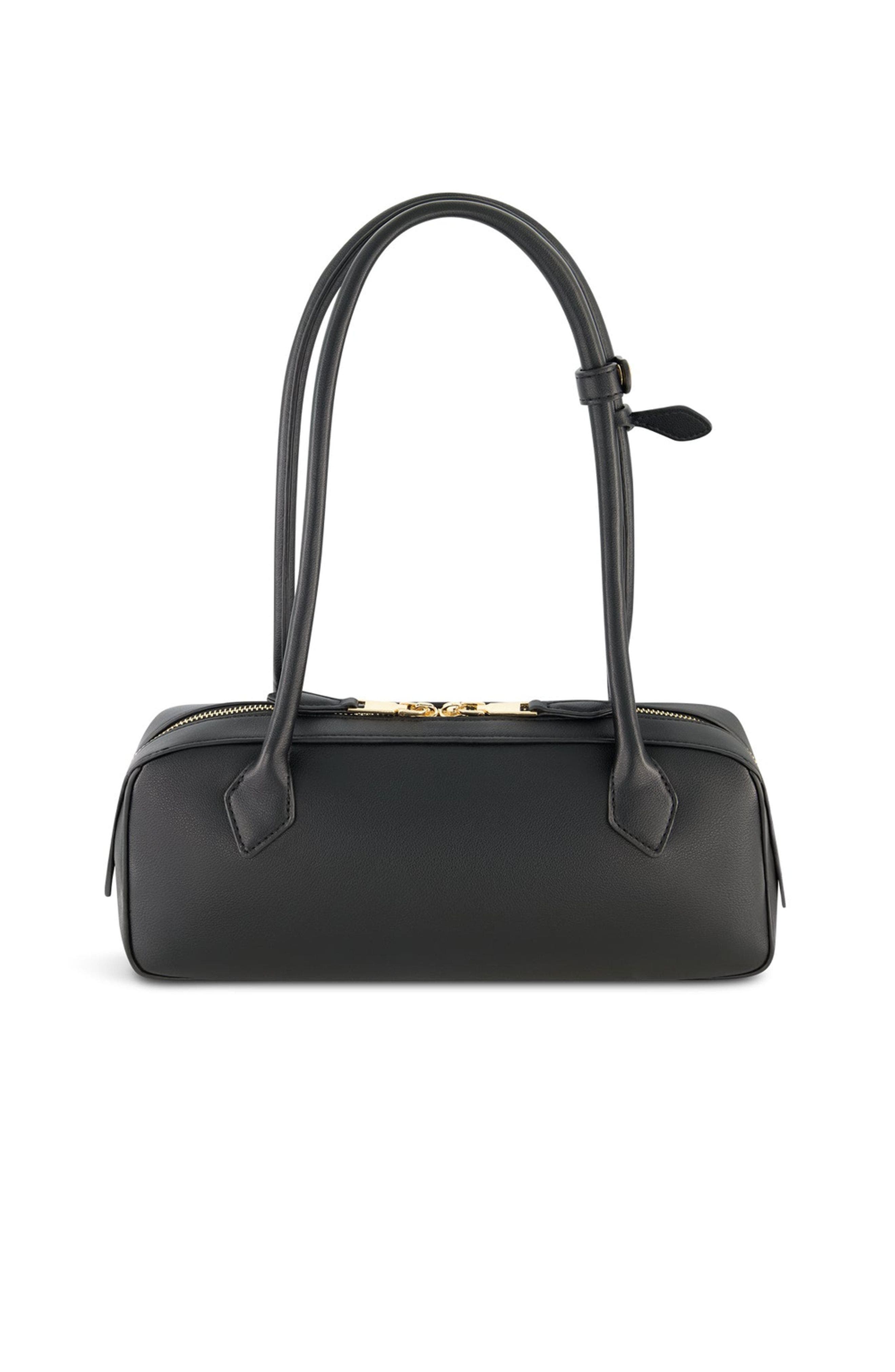 The Noli Shop Reese Leather Bag, Alternate, color, Black