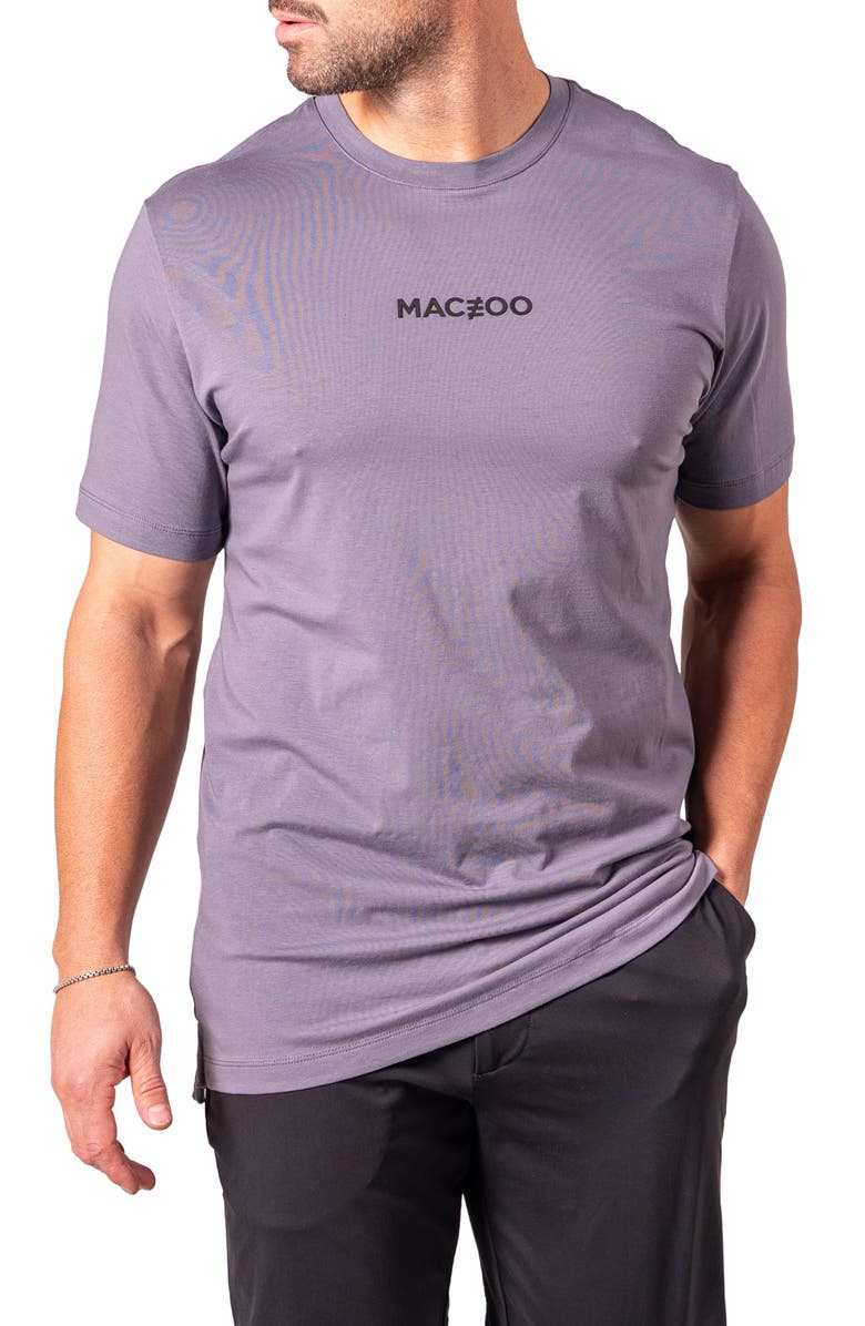 Maceoo Neon Asad Embellished T-Shirt, Alternate, color, Grey