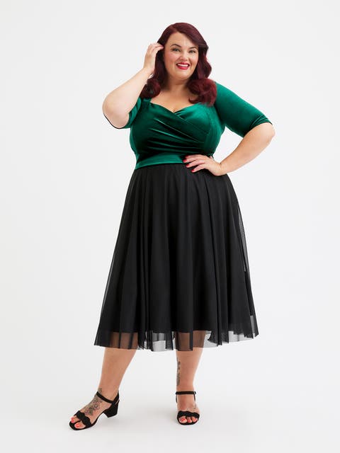 Fairytale Velvet Midi Dress