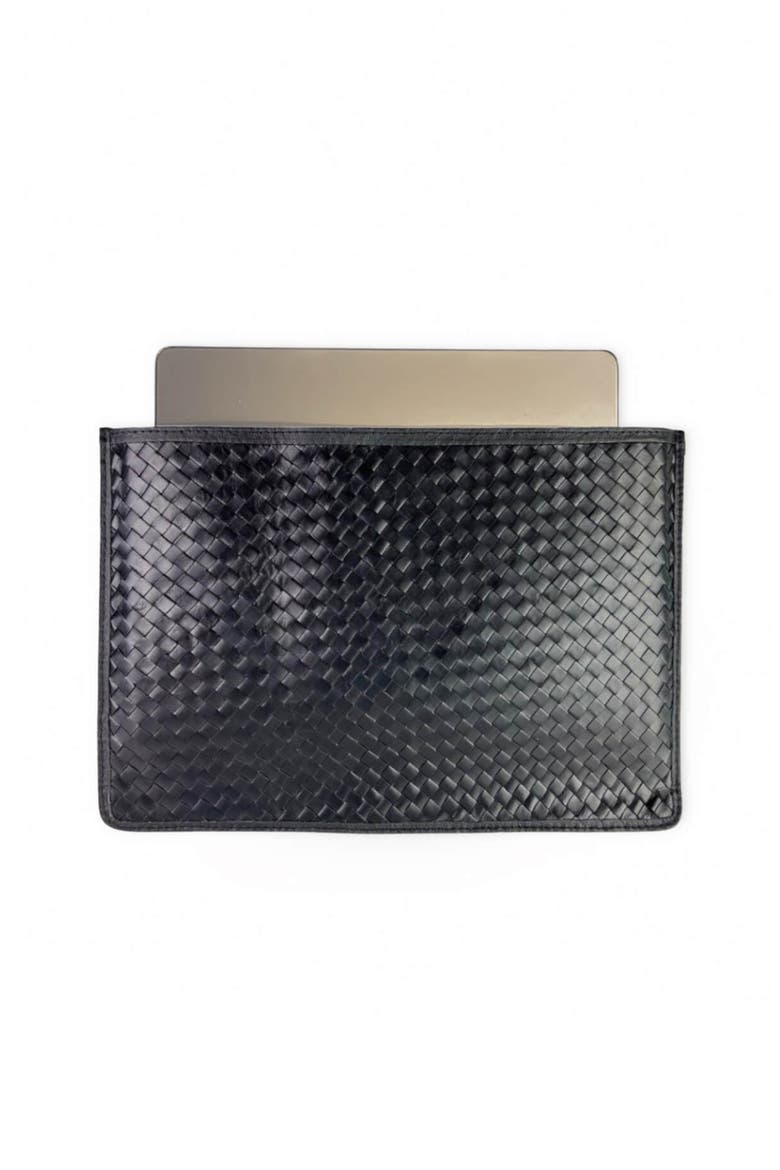 Woven Laptop Sleeve, Main, color, Black