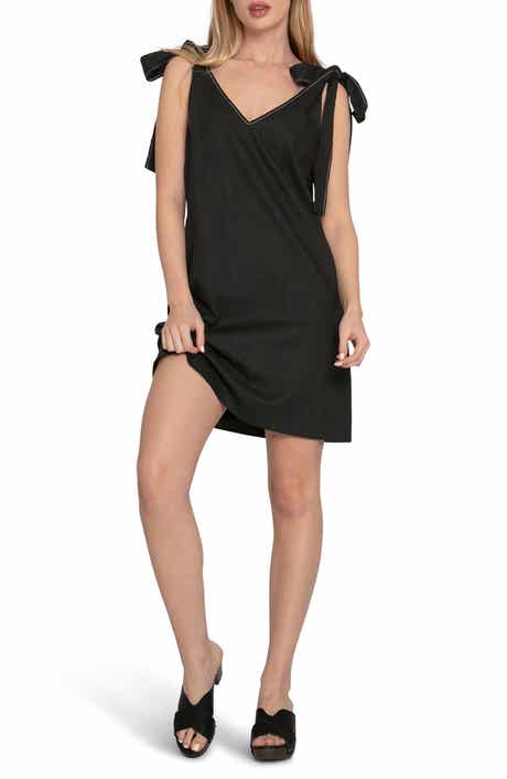 Belle & Bloom Burning Love Tie Shoulder Minidress