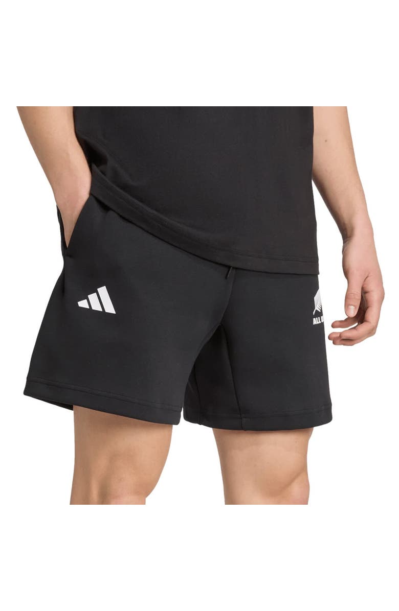 adidas Men's adidas  Black New Zealand Rugby  Presentation Future Icon Shorts, Alternate, color, Black