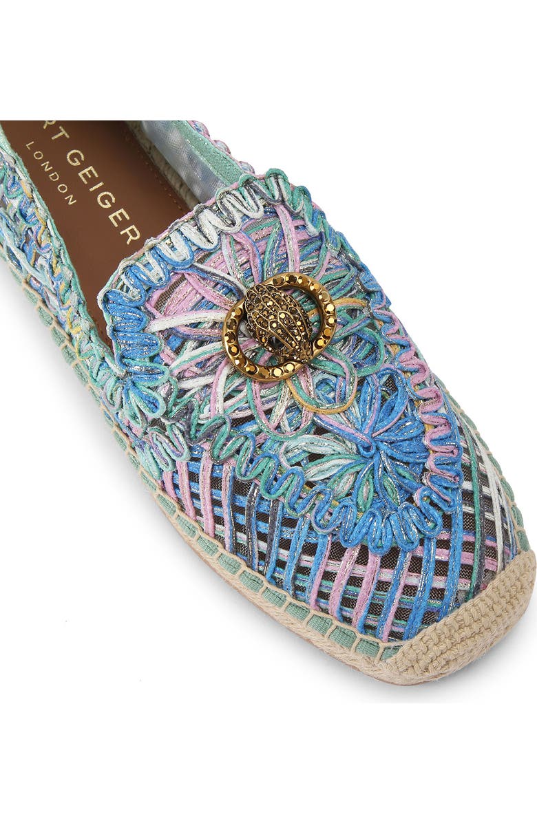 Kurt Geiger London Chelsea Woven Espadrille, Alternate, color, Open Blue