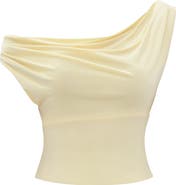 Mistress Rocks One-Shoulder Crop Top