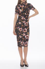 Alexia Admor Santal Draped Sheath Dress