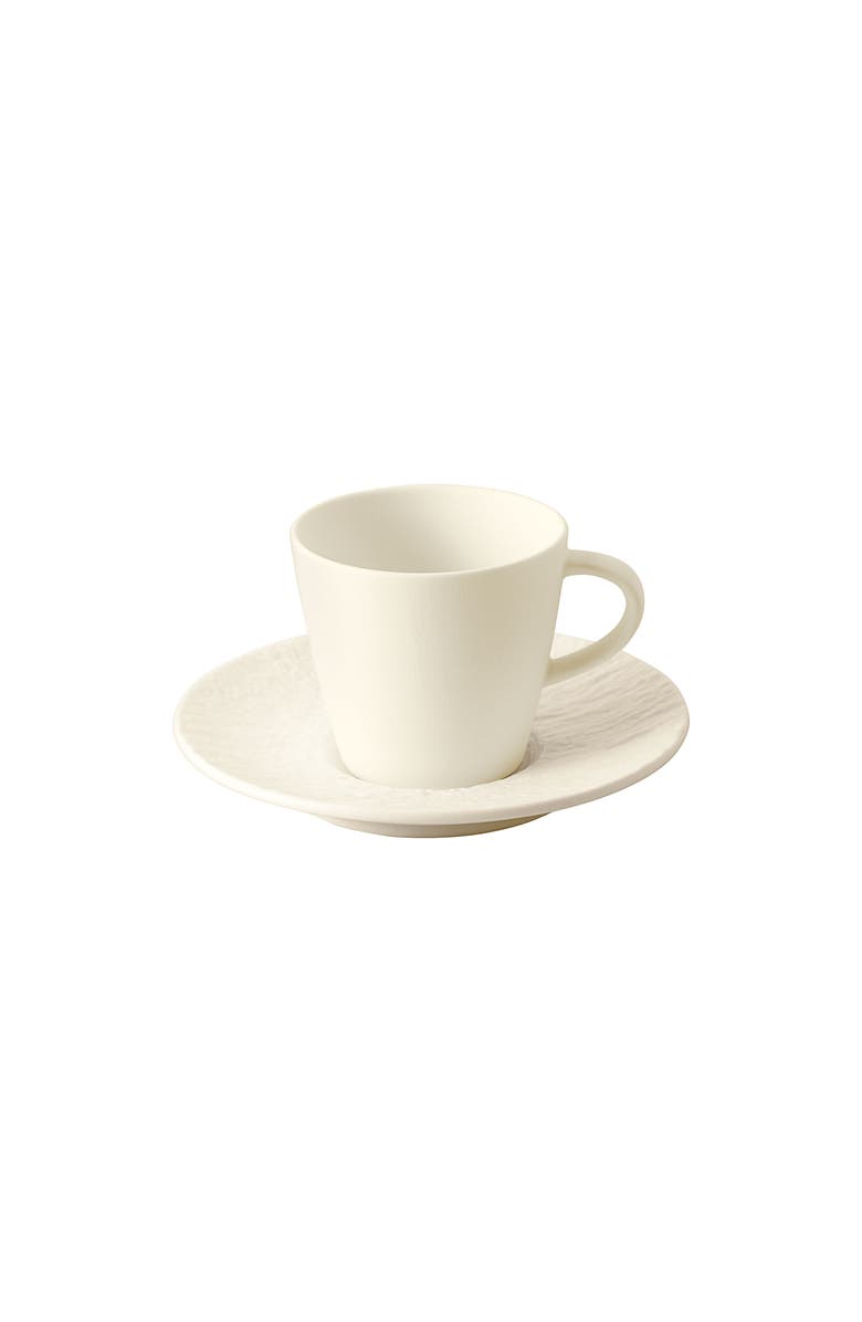 Villeroy 
Boch Manufacture Rock blanc Espresso Cup, Alternate, color, White