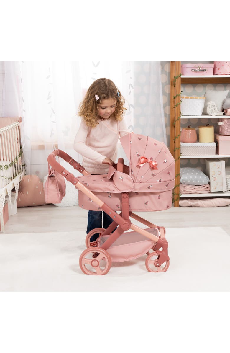 Bayer Design Doll Pram Xeo, 2 In 1 Pushchair & Stroller, Dolls Up To 18 Inches, Kids 3+, Alternate, color, Pink