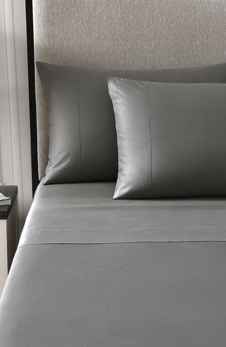 Pure Parima 500 Thread Count Egyptian Cotton Sateen Ultra Sateen 4-Piece Sheet Set, Main, color,