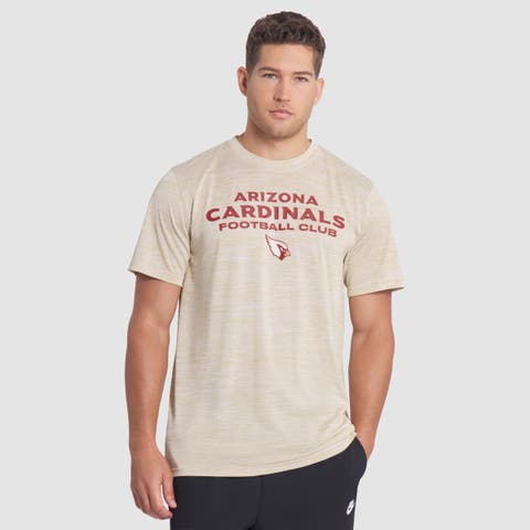 Men's Nike Natural Arizona Cardinals 2025 Rivalries Collection Sideline Velocity Dri-FIT T-Shirt