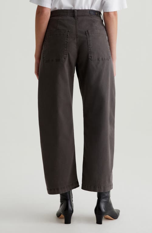 Ag Fiona Barrel Jeans In Sulfur Misty Grey