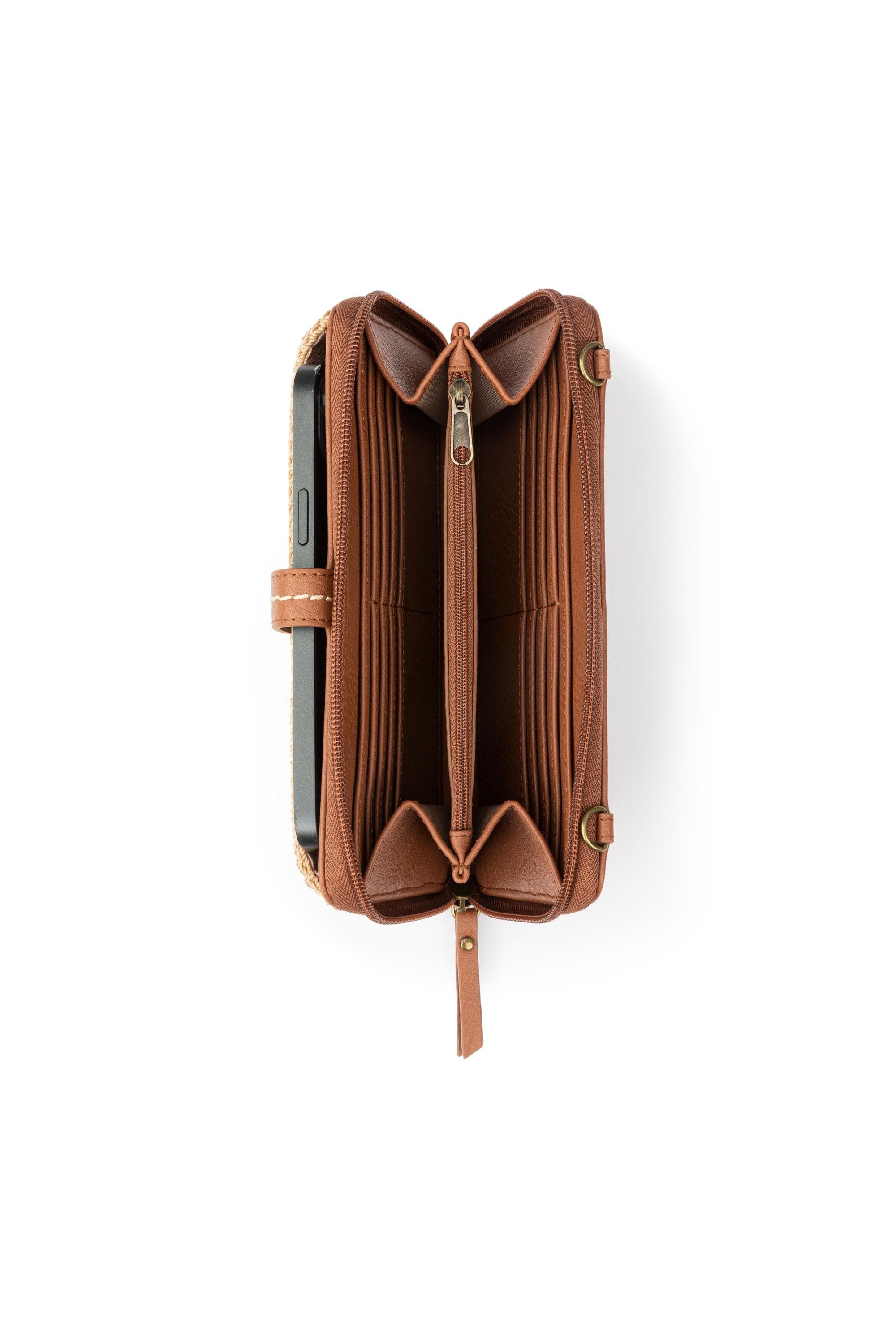 Iris Smartphone Crossbody Bag, Alternate, color, Bamboo Medallion