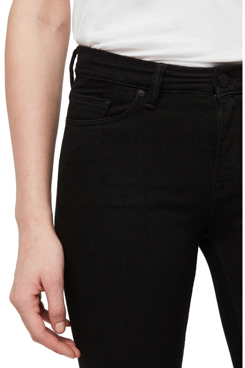 Grace Skinny Jeans, Alternate, color, JET BLACK