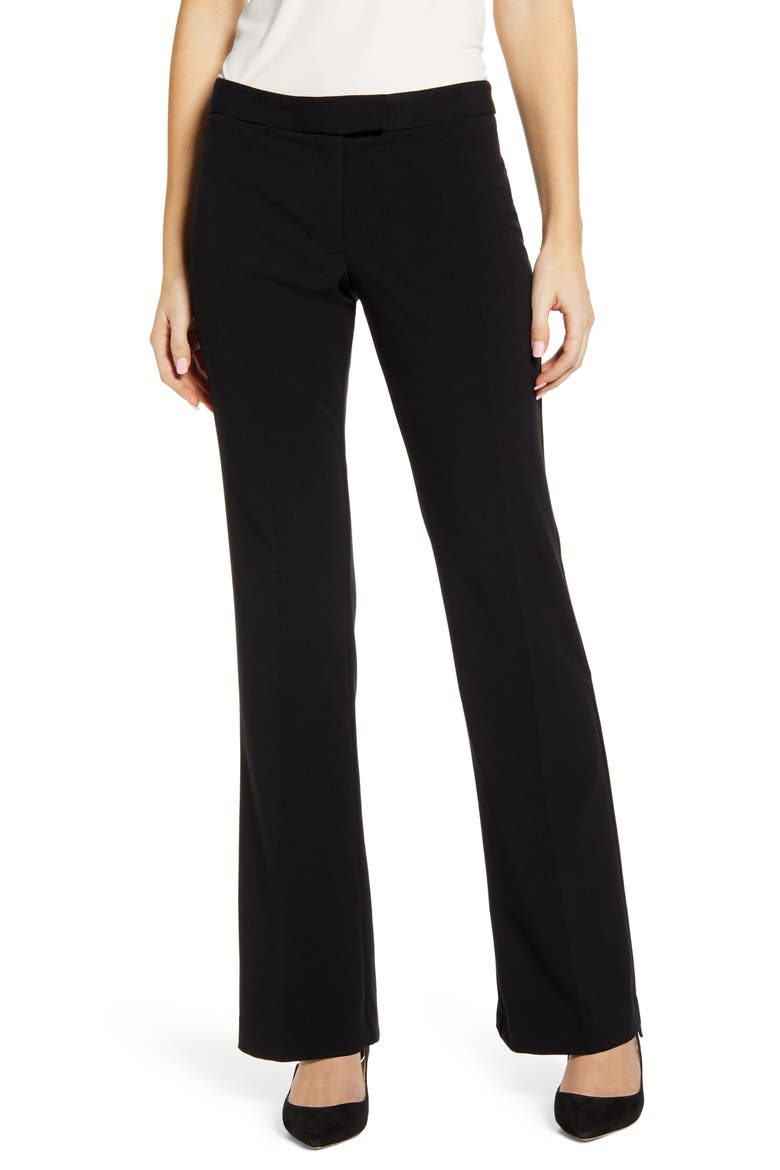 Nina Wide Leg Pants, Main, color, RICH BLACK