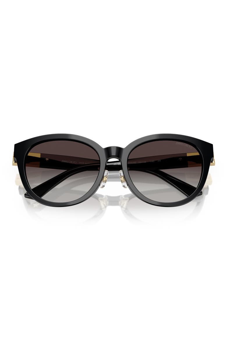 55mm Phantos Sunglasses, Alternate, color, BLACK/GRADIENT