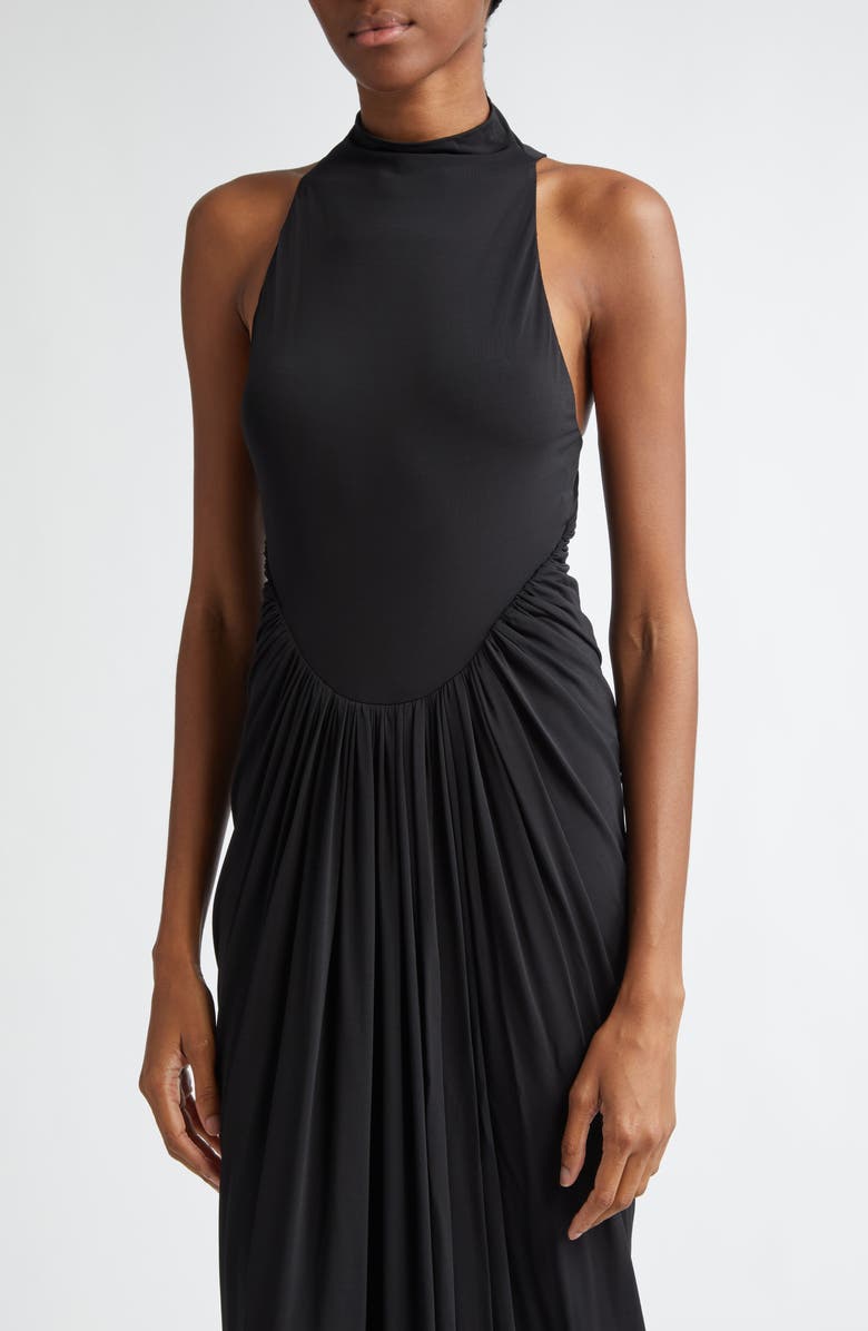 Alaïa Draped Jersey Dress, Alternate, color,