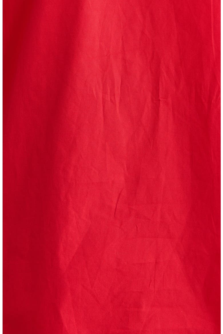 Ziana Cotton Poplin Button-Up Shirt, Alternate, color, RED